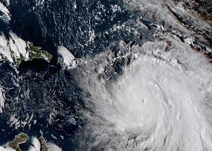 Hurricane Maria batters Dominica as a Category 5 storm