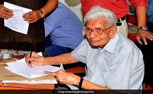 At 98, man defies age  for master's degree