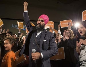 Jagmeet Singh becomes first Sikh to lead major Canadian party