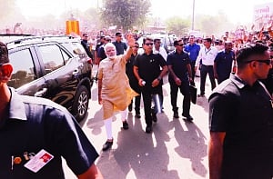 PM visits his birthplace, gets rapturous welcome
