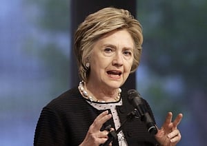 Clinton attacks Trump's handling of Iran, North Korea