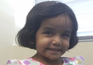 Indian-American child Sherin laid to rest
