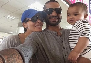 Dhawan's wife, kids stopped in Dubai by airline