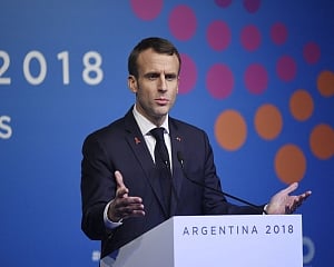 'I will never accept violence,' Macron says after Paris protests