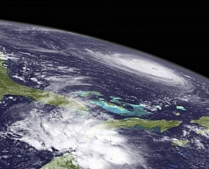"Monster" Hurricane Florence nears Carolina coast