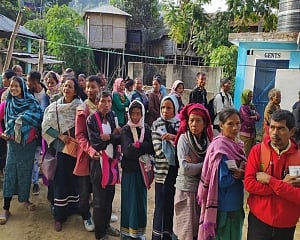 15% voter turnout in 2 hours in Mizoram