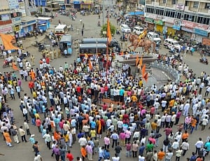 Maratha quota agitation: 'Jail bharo' protest held in Mumbai