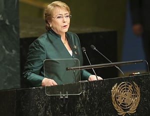 Guterres taps Chile's 1st woman prez to be UN rights chief