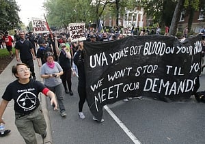 Hundreds gather in US city to oppose white supremacy