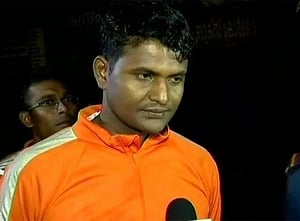 NDRF man rescues child; Brave act wins praise on social media