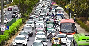 Colour-coded stickers to curb vehicular pollution