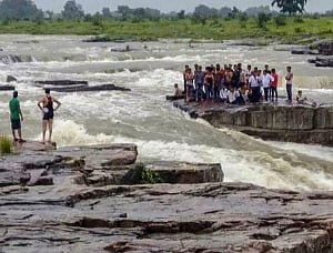 45 people stranded at waterfall in MP rescued, 8 missing