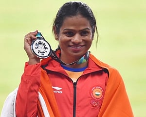 Dutee bags second medal, wins 200m silver
