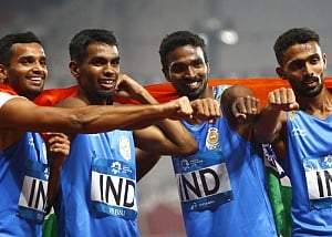 Asiad 2018: India take men's 4X400m silver
