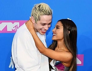 Grande's first kiss with fiance