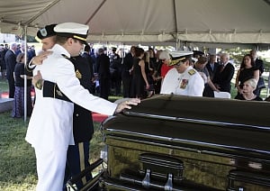 Family, friends say final goodbye to McCain
