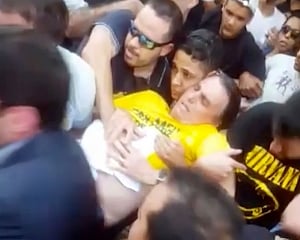 Brazilian presidential candidate stabbed at rally