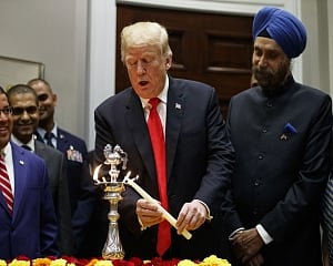 Has great respect for PM Modi: Trump at WH Diwali celebrations