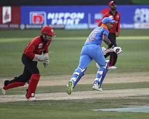 India score 285/7 against Hong Kong