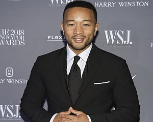 John Legend emotional while honouring wife