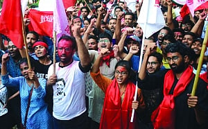 Lal Salaam rents JNU air after Left Unity sweeps students’ union poll
