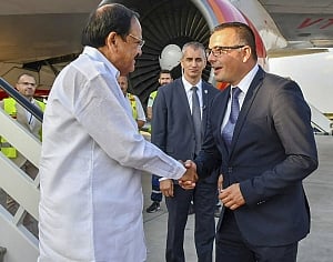 Naidu discusses bilateral cooperation in trade and defence with Serbian President