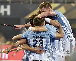 Olympic champions Argentina toil hard for 4-3 win over Spain