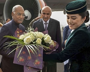 Prez Kovind arrives in Tajikistan for wide-ranging talks