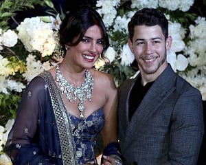 Priyanka, Nick host reception in Mumbai for family, friends