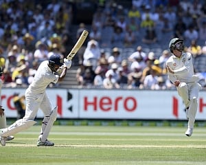Rahane-Rohit rebuild innings, India 346/4 at tea
