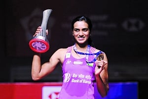 Sindhu’s golden moment