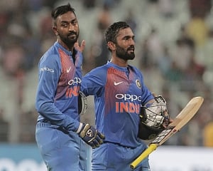 The other Pandya checks in: All-round Krunal stars in India's tricky chase