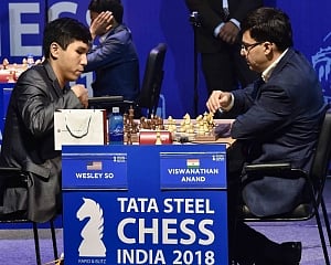 Three share lead, Anand engages in marathon draw