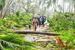 Titli kills 8 in AP, ravages Odisha