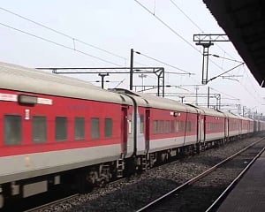 Truck hits Delhi-bound Rajdhani Express, 2 coaches derail