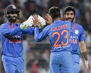 Umesh, Bumrah, Kuldeep rested for final T20I against WI