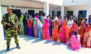 Voters defy boycott call, J&K records 56% turnout
