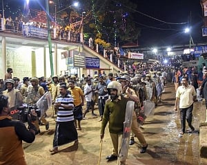 Widespread protests in Kerala over late night police crackdown in Sabarimala