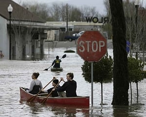 2,000 buildings flooded in California as storms slam West