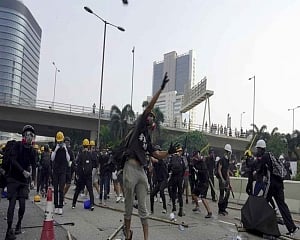 After night of clashes, Hong Kong braces for fresh rally