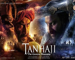 Ajay Devgn releases his and Saif's first look from 'Tanhaji The Unsung Warrior'