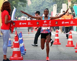 Belihu, Gemechu defend titles at Airtel Delhi Half Marathon