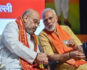 BJP has crossed majority mark after sixth phase of polls: Shah