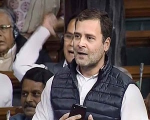BJP members protest in LS, demand apology from Rahul on rape remarks