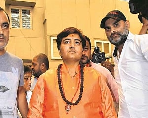 BJP's Pragya gets EC notice for Ram temple remark