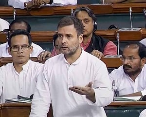 BJP toppling govts with money power, threats: Rahul