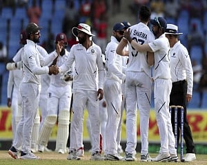 Bumrah, Rahane star as India decimate West Indies by 318 runs in first Test