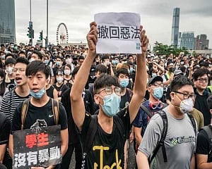 China alleges US' hand in Hong Kong protests