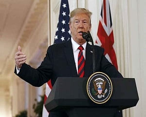 China is threat to world: US President Trump