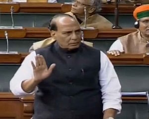 Condemn philosophy which describes Godse as patriot: Rajnath Singh
